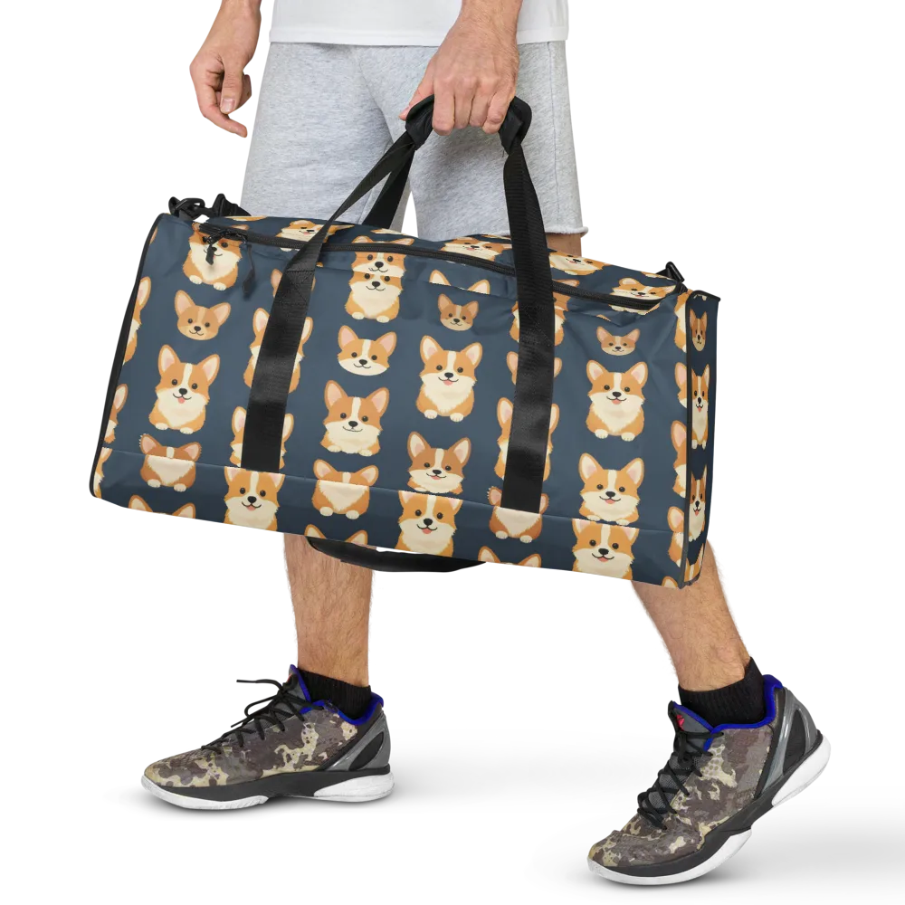 The Corgi Collective on Duffle Bag — Front
