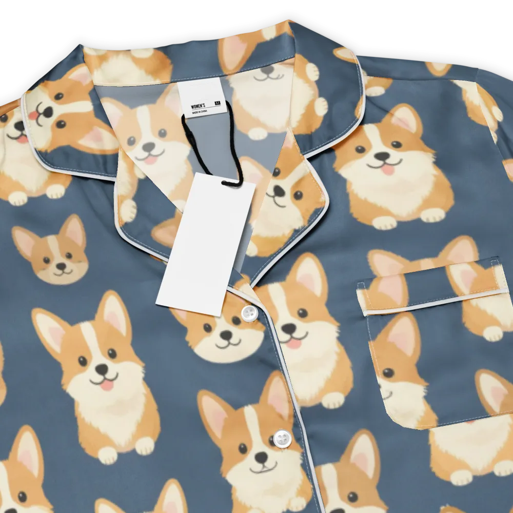 The Corgi Collective on Women's Short Sleeve Pajama Top — Product details