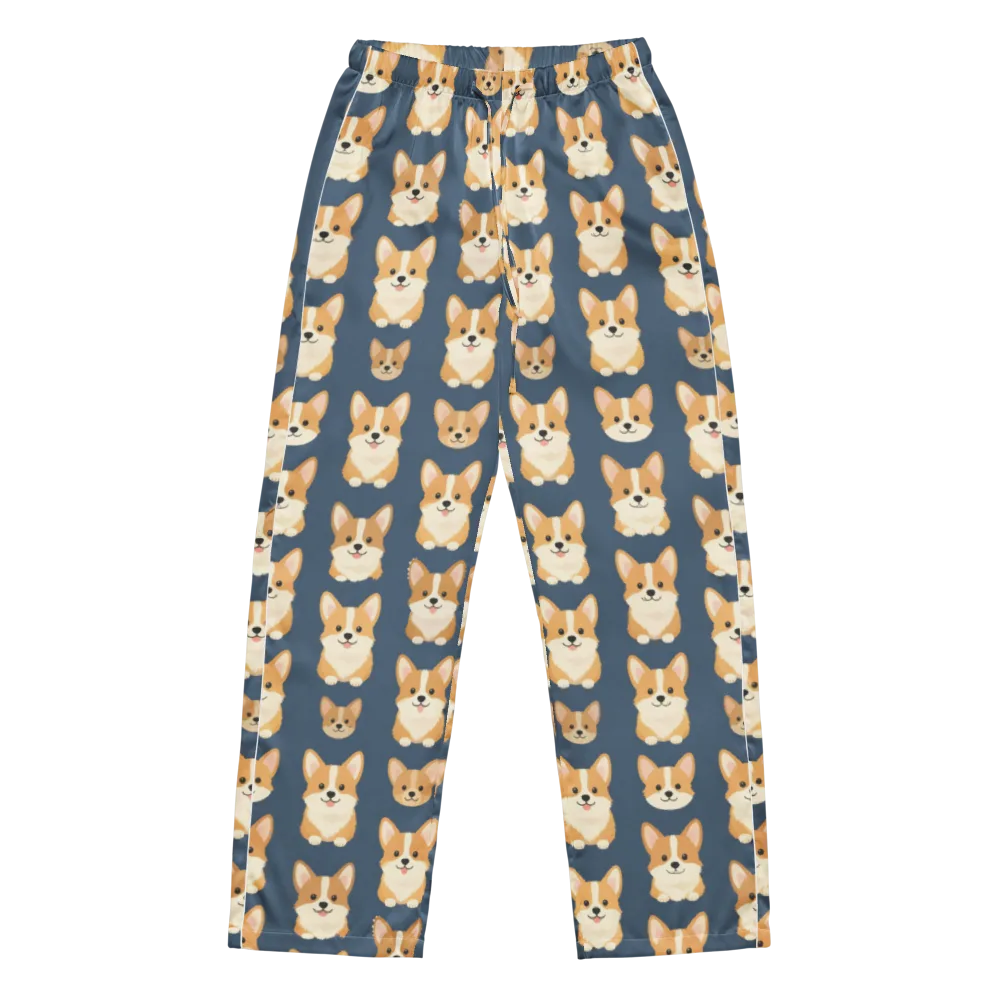 The Corgi Collective on Women's Pajama Pants — Front