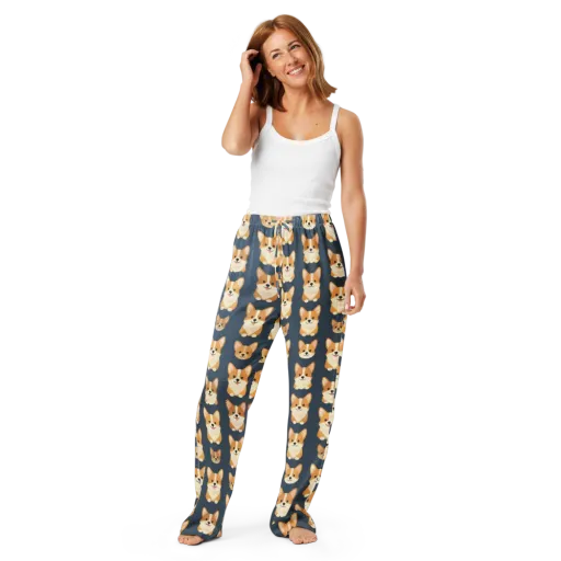 The Corgi Collective on a Women's Pajama Pants