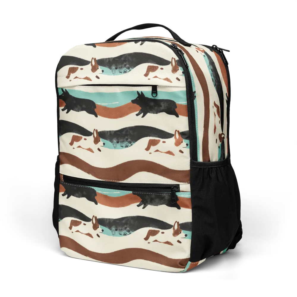 Canine Current on Utility Backpack — Left Front