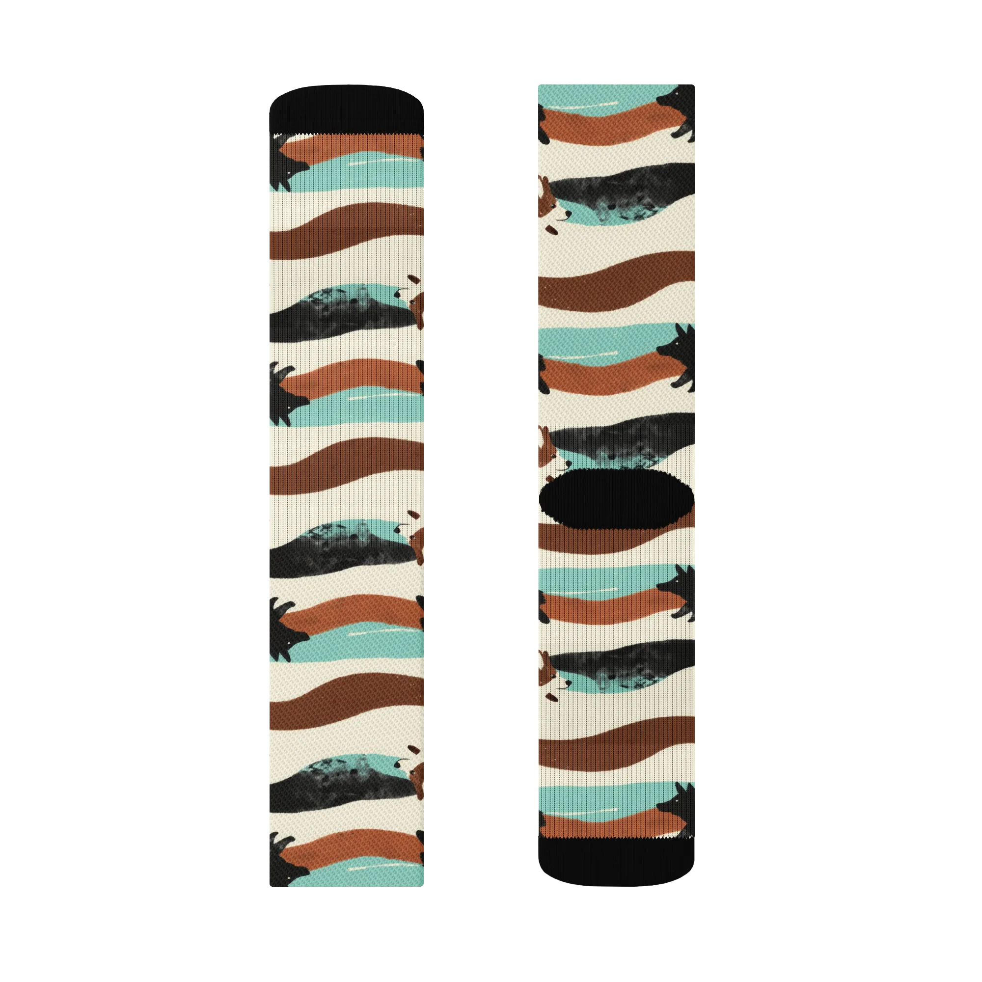 Canine Current on Socks — Left Sock