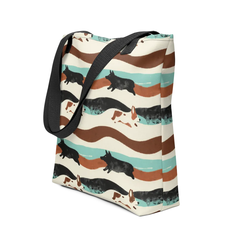 Canine Current on Tote Bag — Front