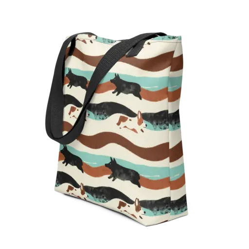 Canine Current on a Tote Bag