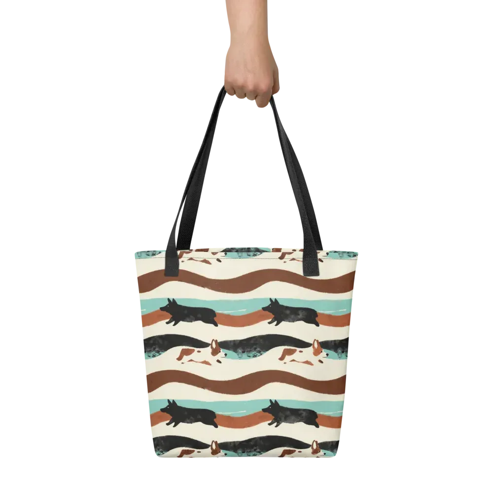 Canine Current on Tote Bag — Front