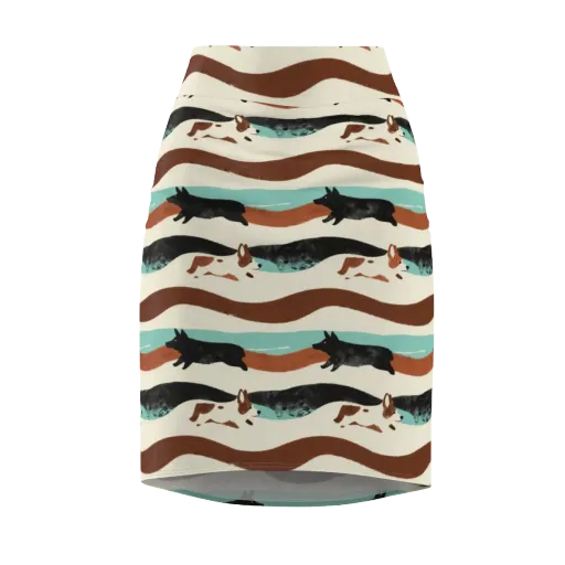 Canine Current on a Pencil Skirt