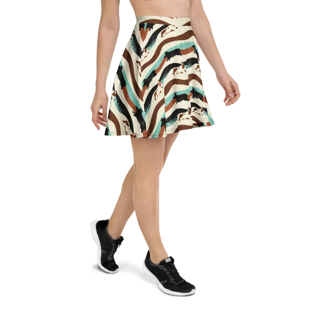 Canine Current on Skater Skirt — Right