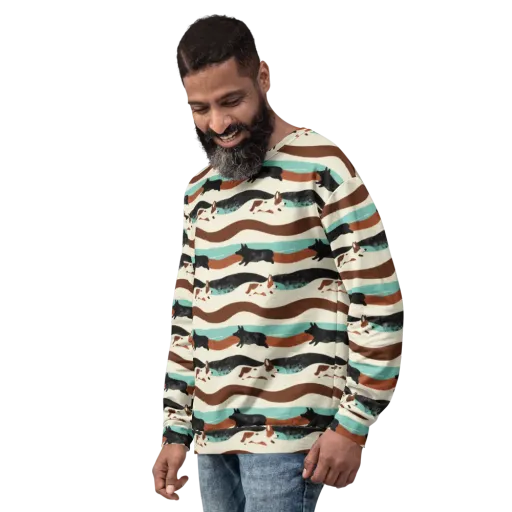 Canine Current on a Sweatshirt
