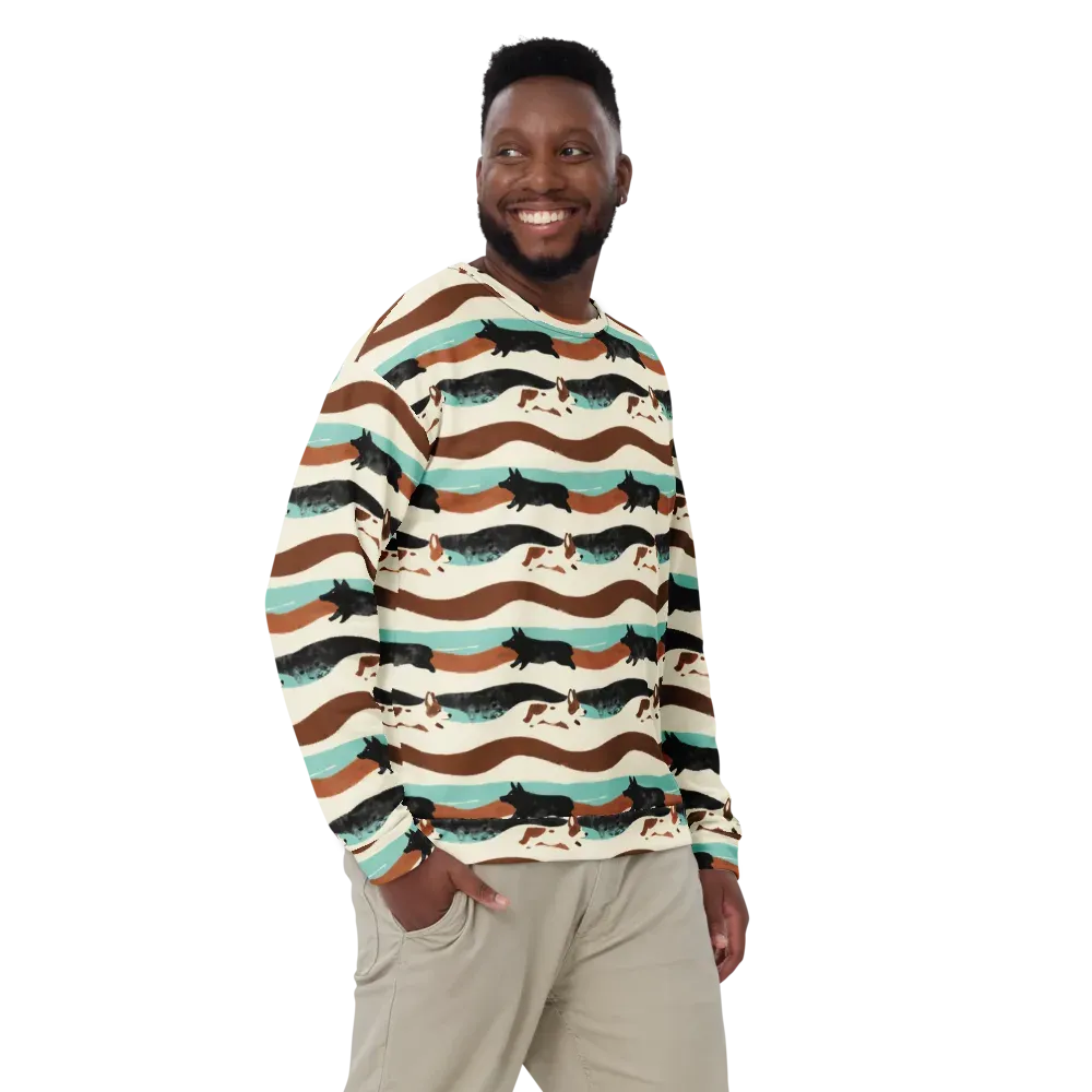 Canine Current on Sweatshirt — Front