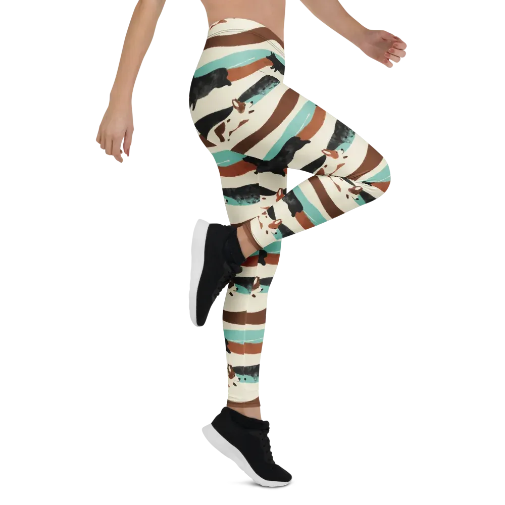 Canine Current on Leggings — Right