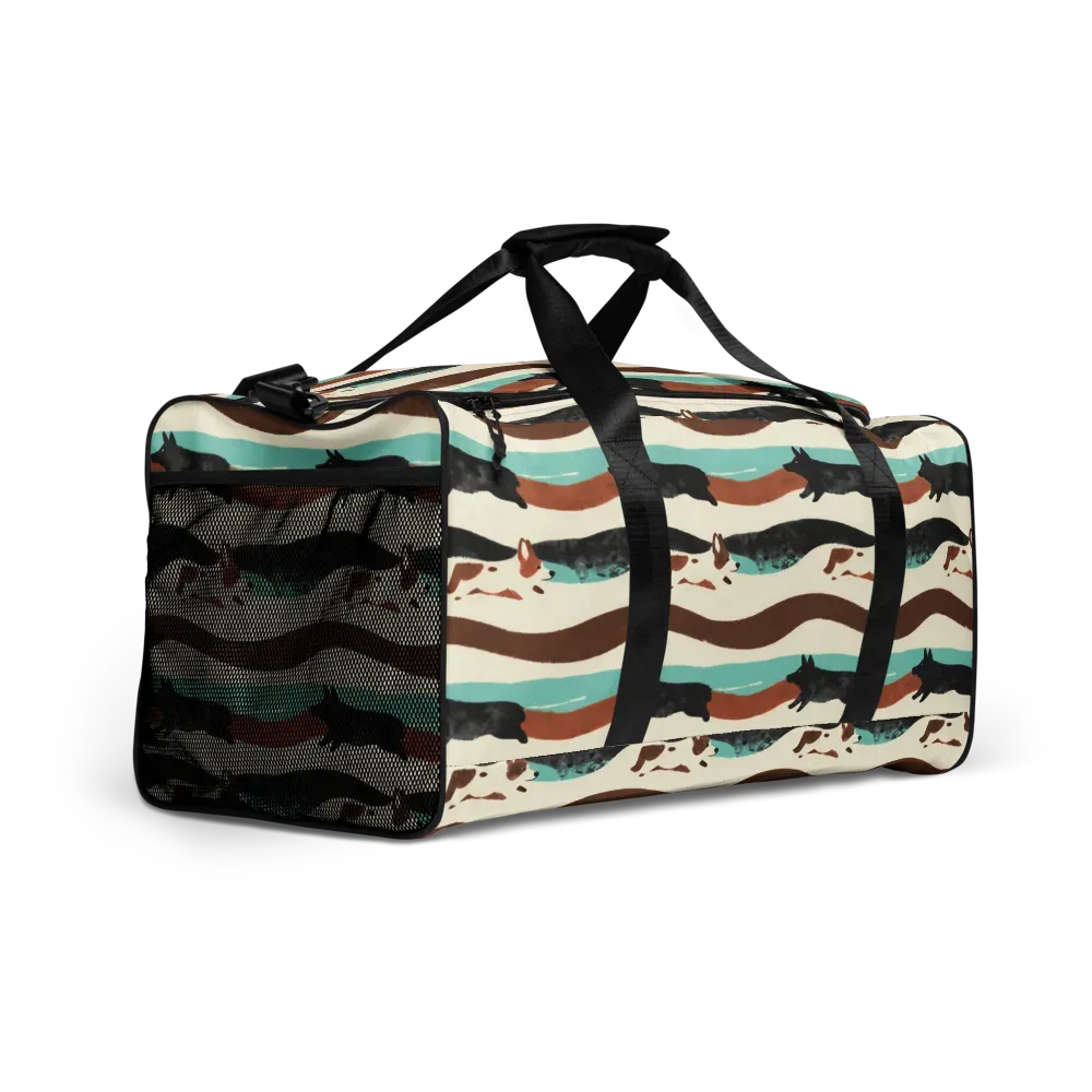 Canine Current on Duffle Bag — Right Front