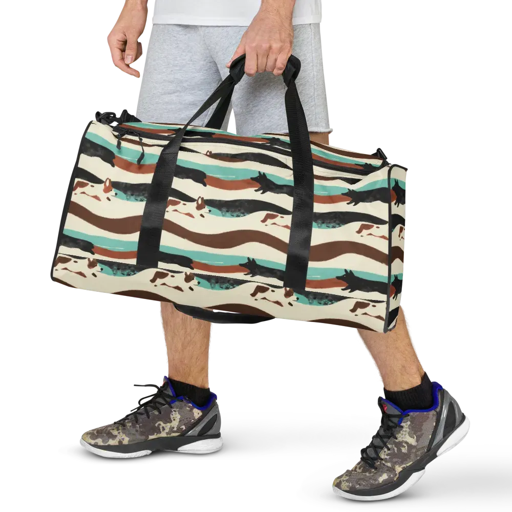 Canine Current on Duffle Bag — Front