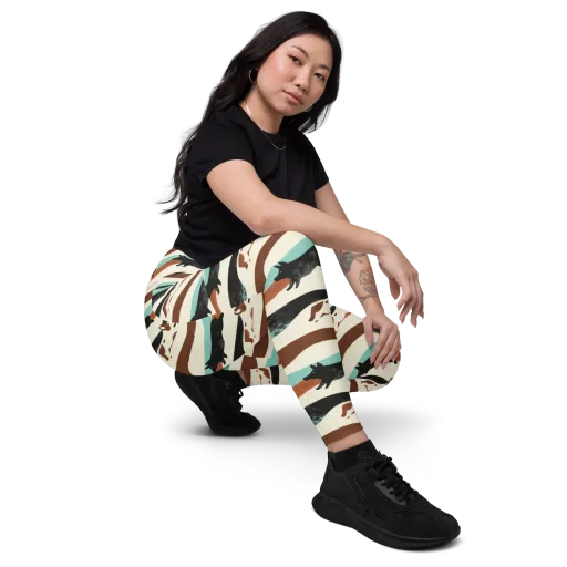 Canine Current on a Leggings with Pockets