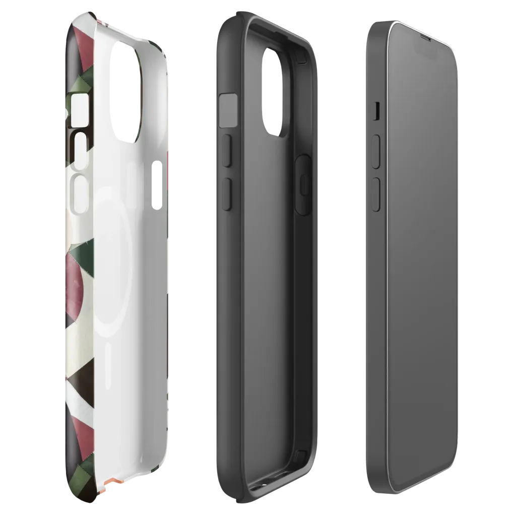 Patchwork Menagerie on MagSafe Tough Case for iPhone® — Front