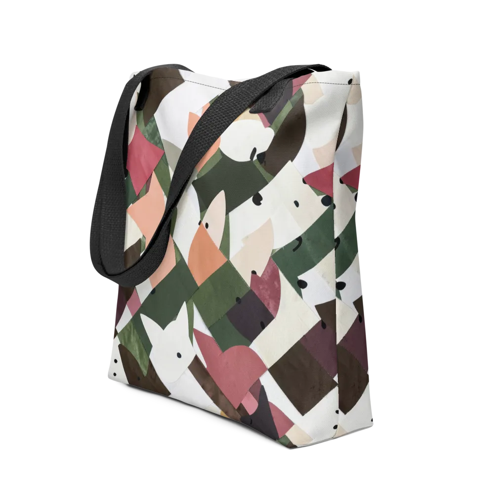 Patchwork Menagerie on Tote Bag — Front