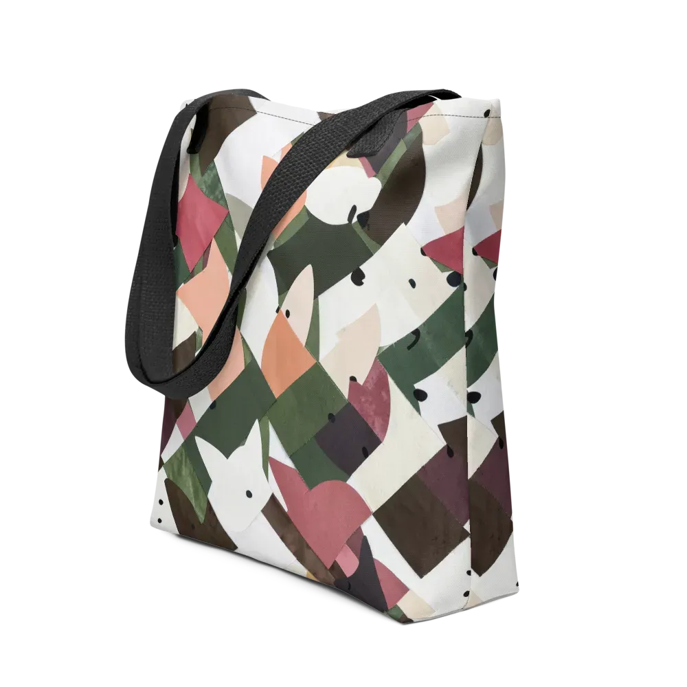 Patchwork Menagerie on Tote Bag — Front