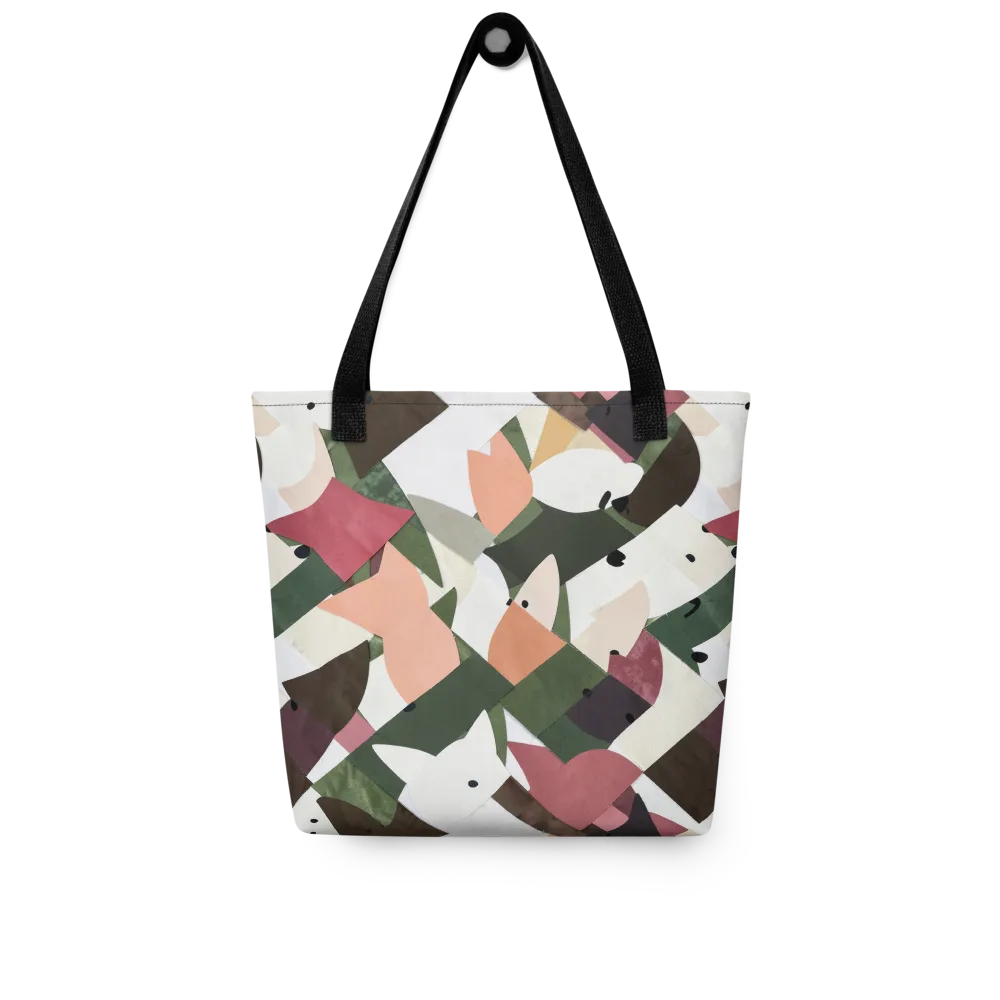 Patchwork Menagerie on Tote Bag — Front
