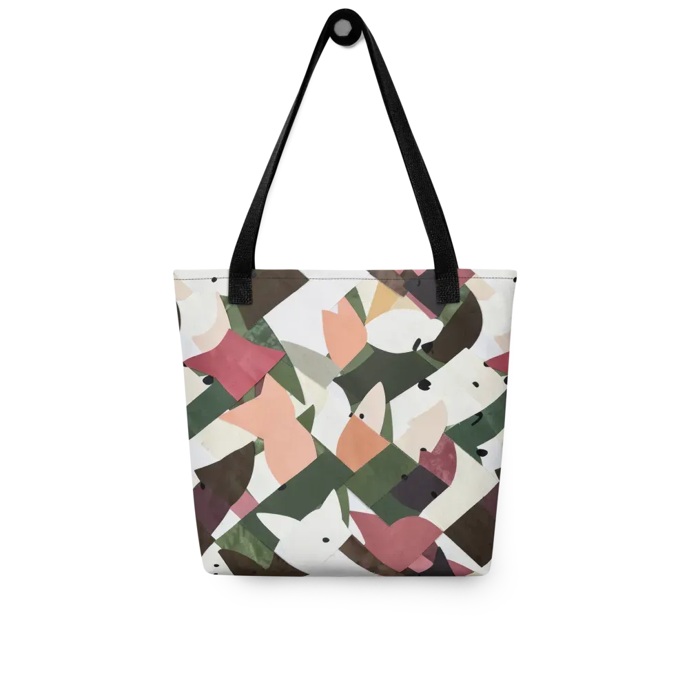 Patchwork Menagerie on Tote Bag — Front