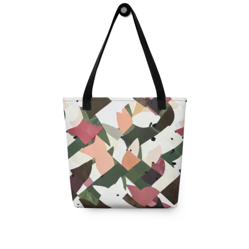 Patchwork Menagerie on a Tote Bag