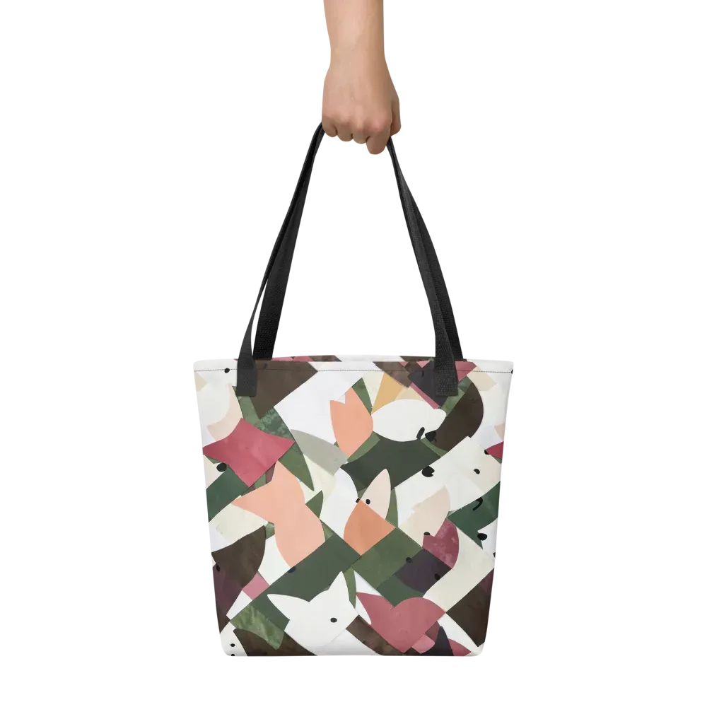 Patchwork Menagerie on Tote Bag — Front