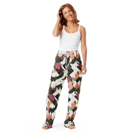 Patchwork Menagerie on a Women's Pajama Pants