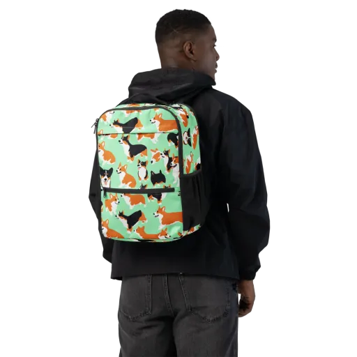 Minted Corgis on a Utility Backpack