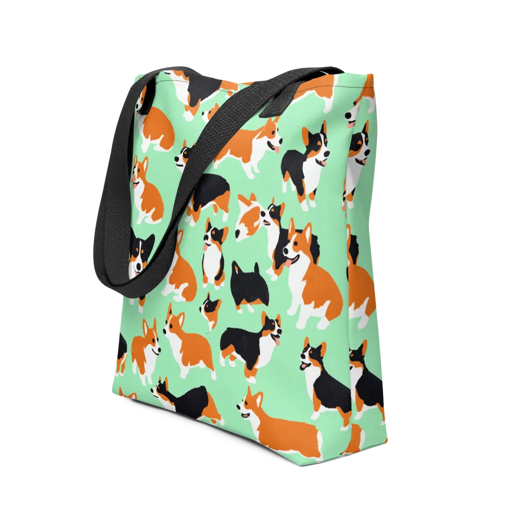 Minted Corgis on Tote Bag — Front