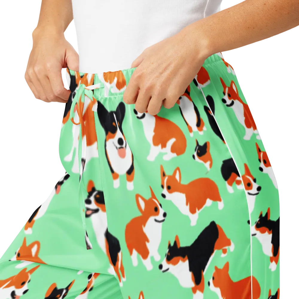 Minted Corgis on Women's Pajama Pants — Product details