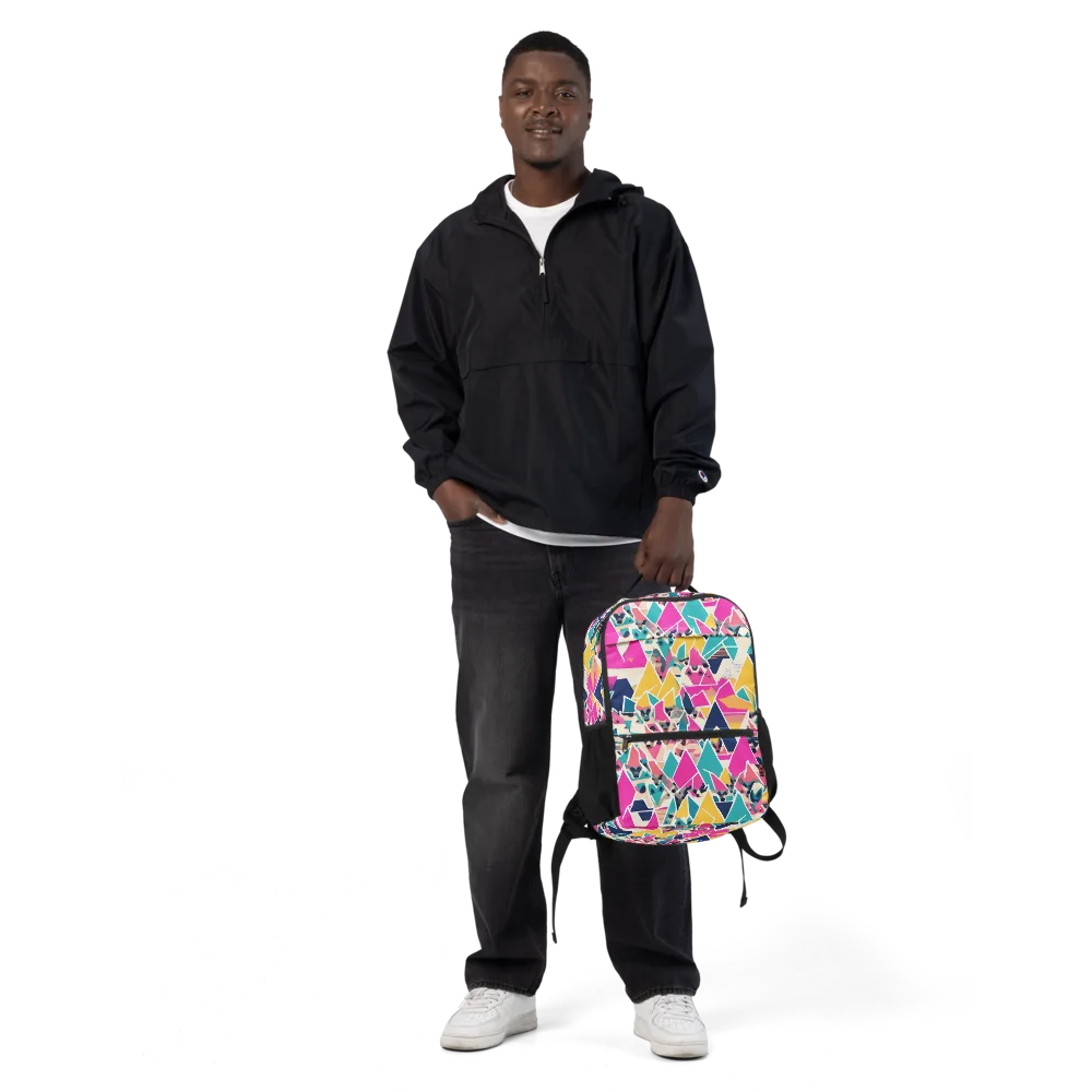 Kaleido Canines on Utility Backpack — Front