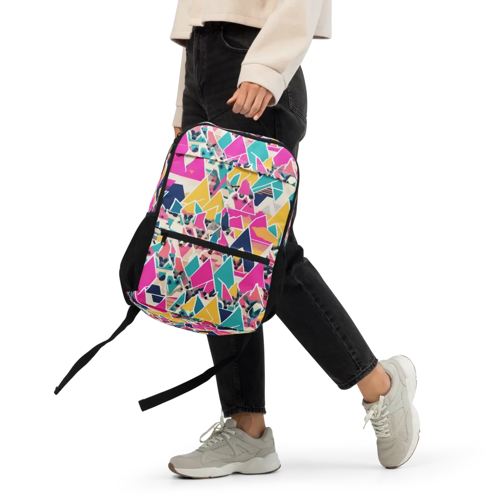 Kaleido Canines on Utility Backpack — Front