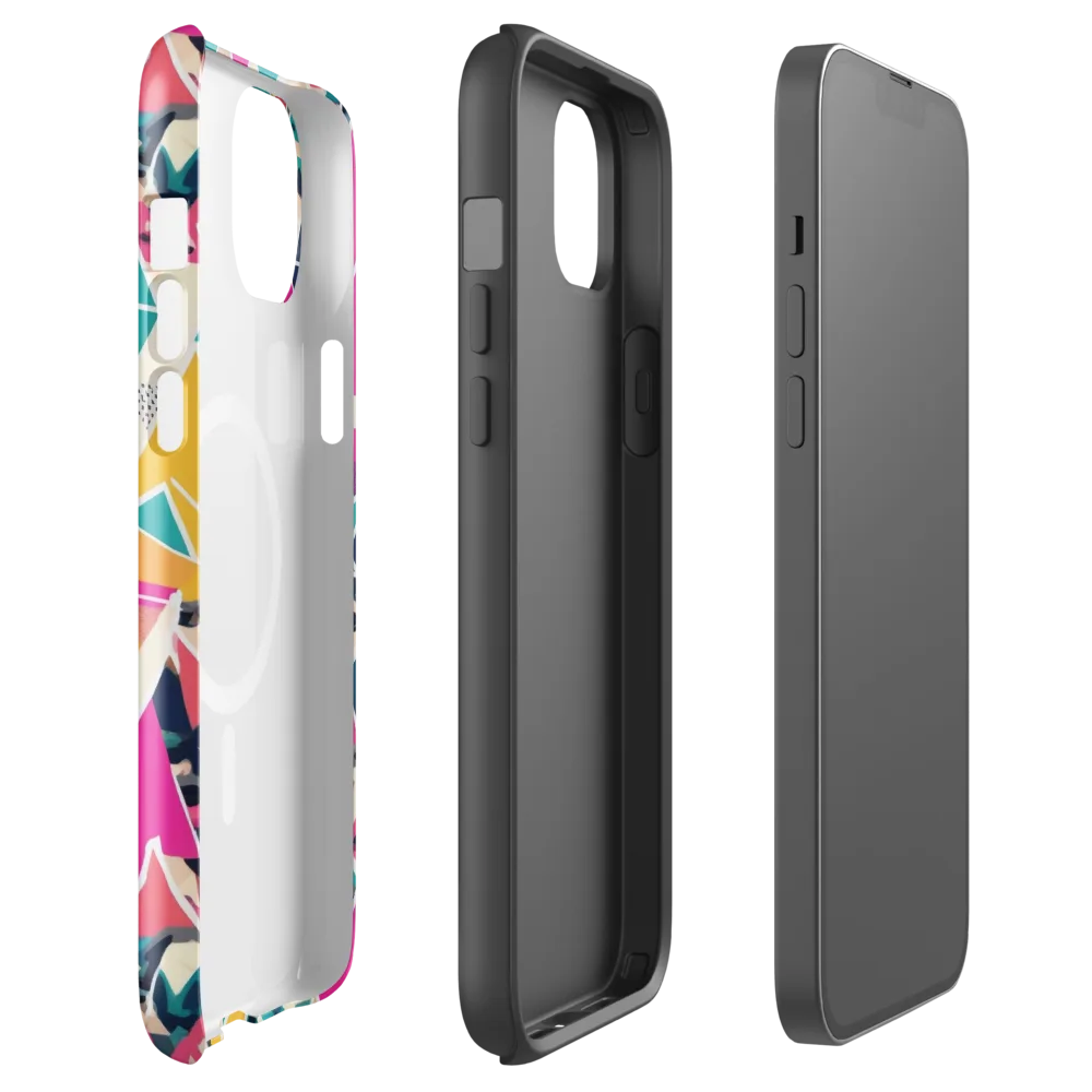 Kaleido Canines on MagSafe Tough Case for iPhone® — Front