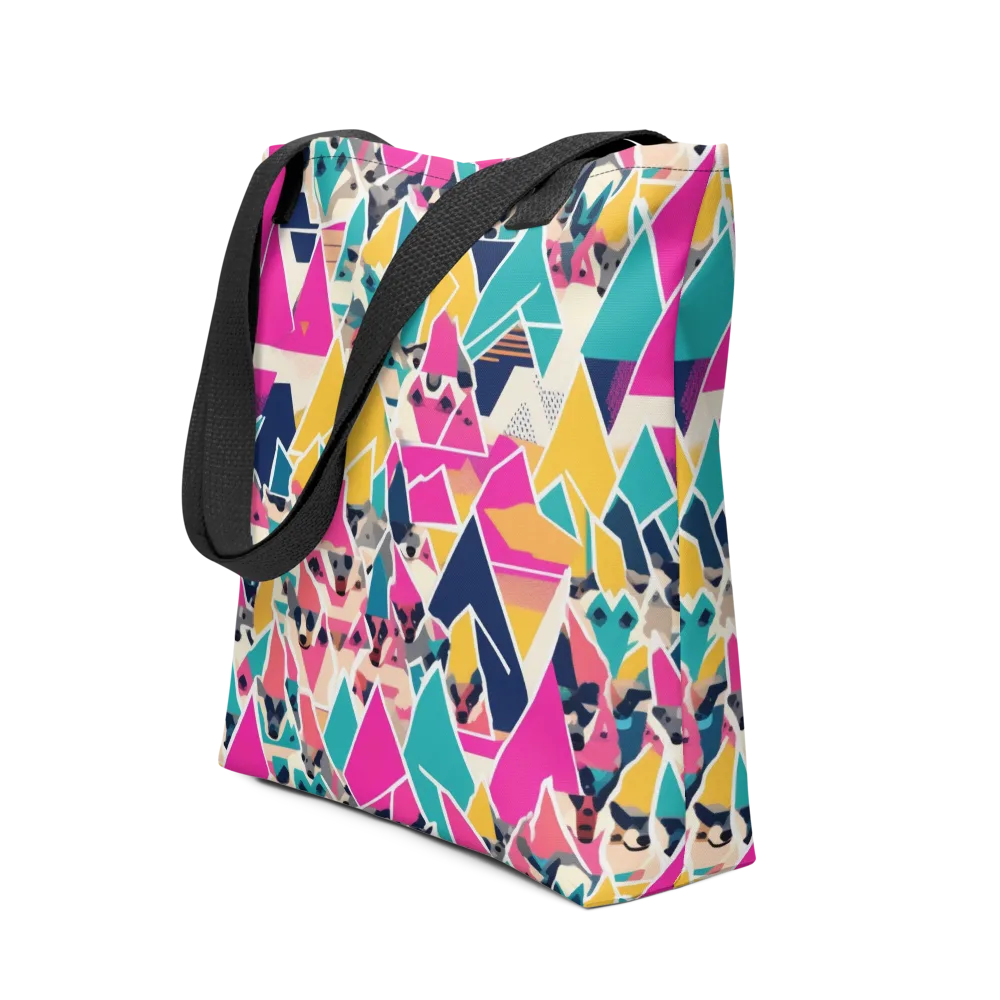 Kaleido Canines on Tote Bag — Front