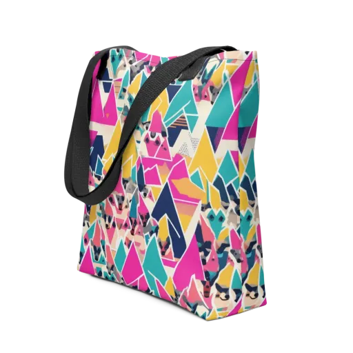 Kaleido Canines on a Tote Bag
