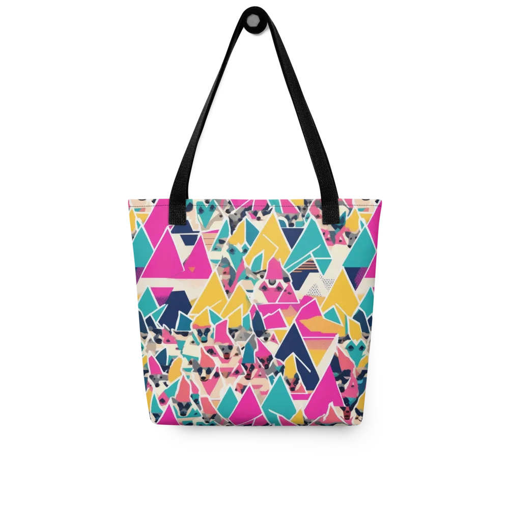 Kaleido Canines on Tote Bag — Front