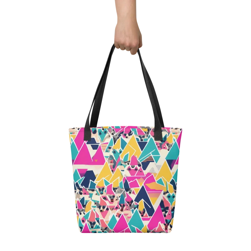 Kaleido Canines on Tote Bag — Front