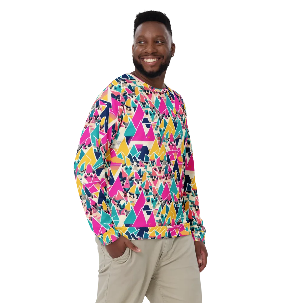 Kaleido Canines on Sweatshirt — Front