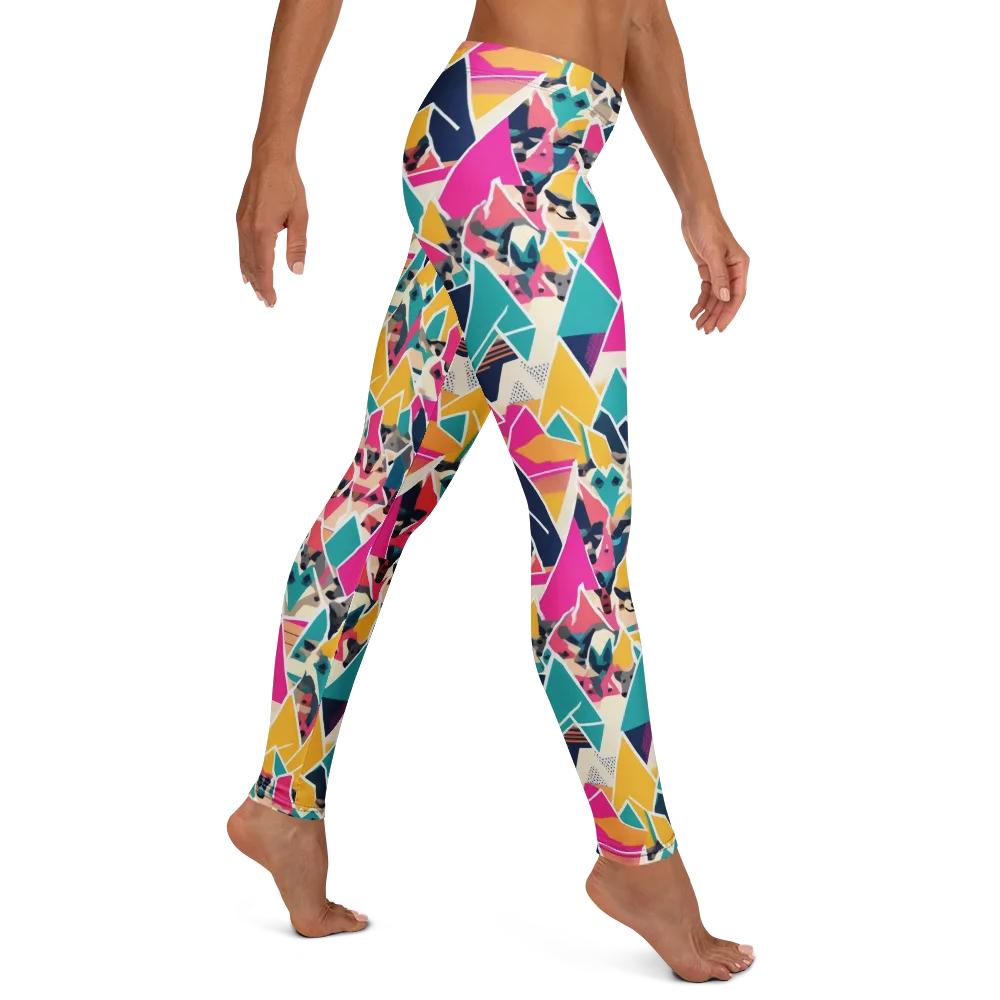 Kaleido Canines on Leggings — Right