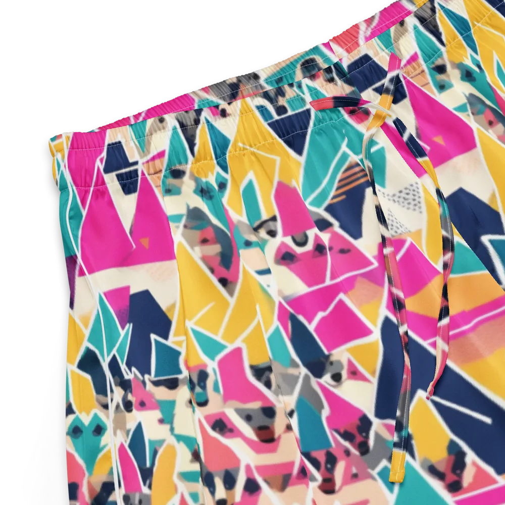 Kaleido Canines on Women's Pajama Shorts — Product details