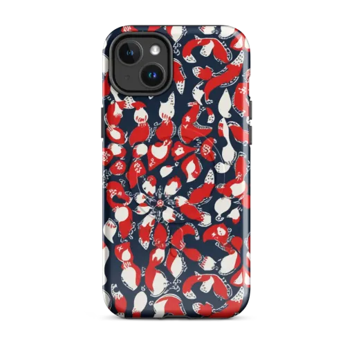 Crimson Koi Garden on a MagSafe Tough Case for iPhone®