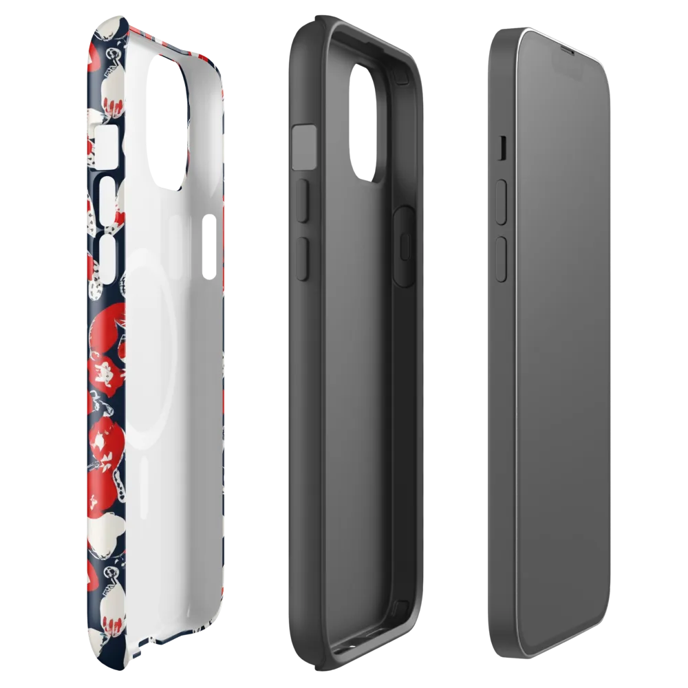 Crimson Koi Garden on MagSafe Tough Case for iPhone® — Front