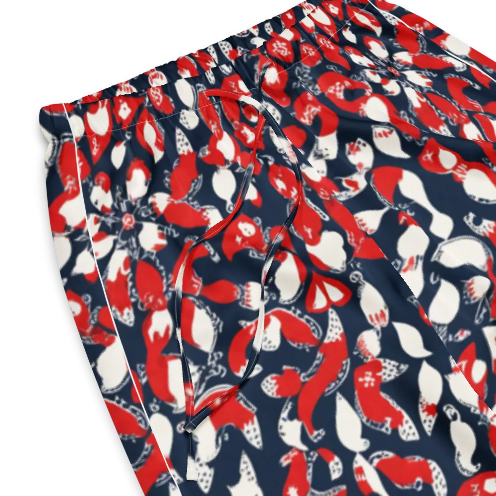 Crimson Koi Garden on Women's Pajama Pants — Product details