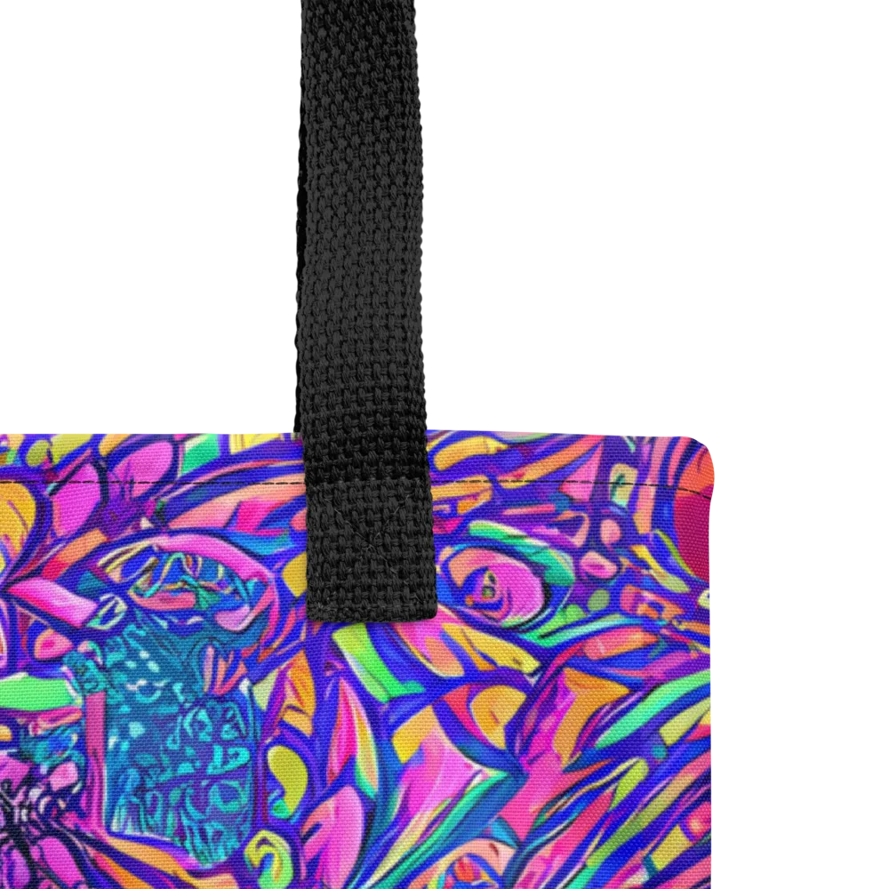 Psychedelic Bloom on Tote Bag — Product details