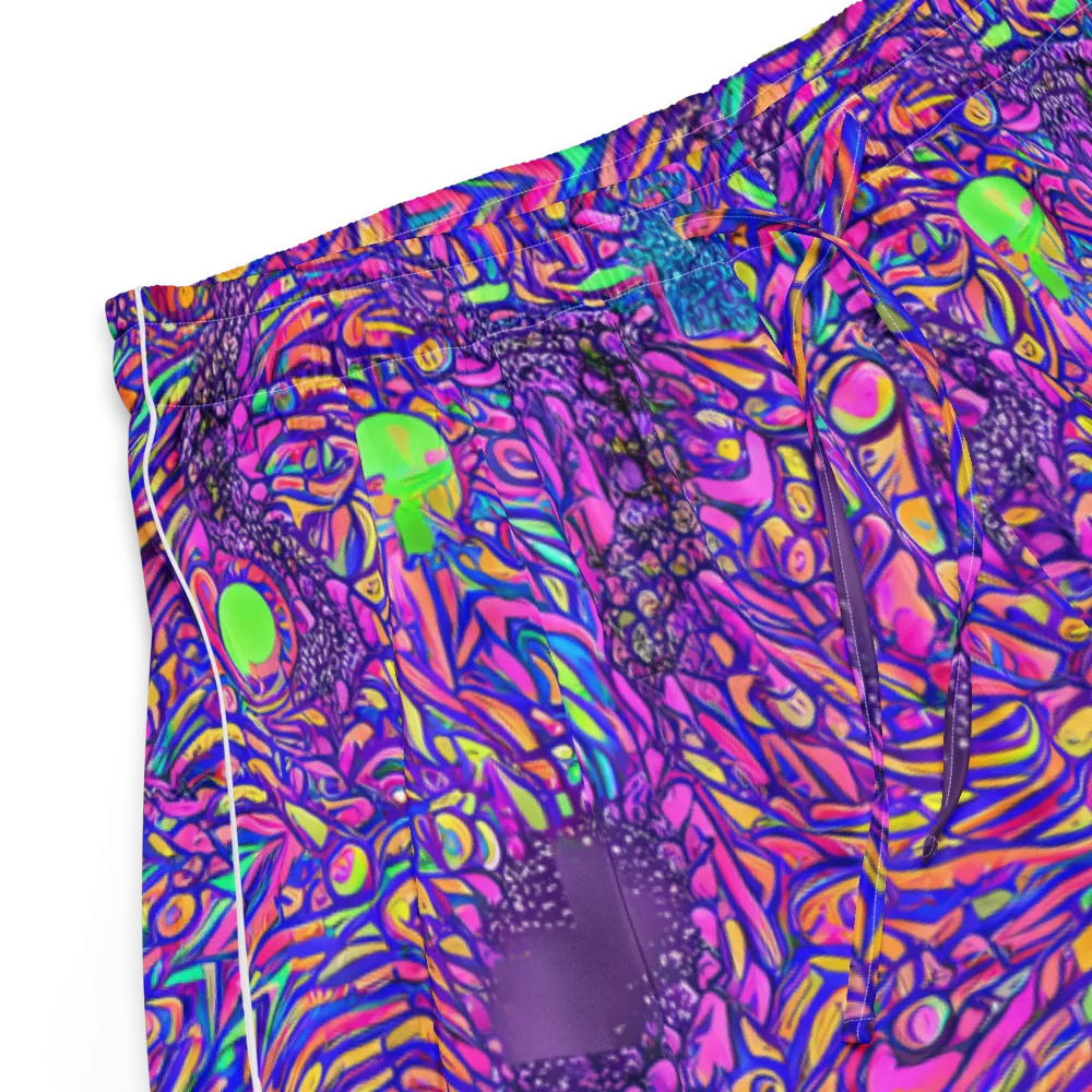 Psychedelic Bloom on Women's Pajama Shorts — Product details