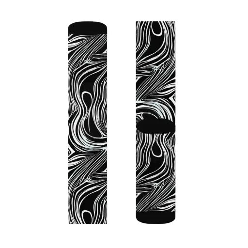 Ivory Vortex on a Socks