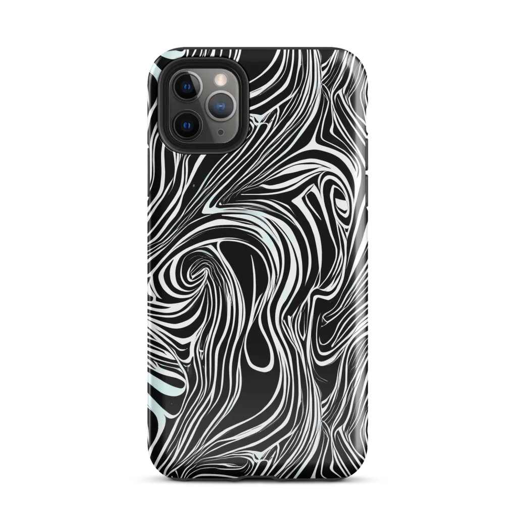 Ivory Vortex on Tough Case for iPhone® — Front