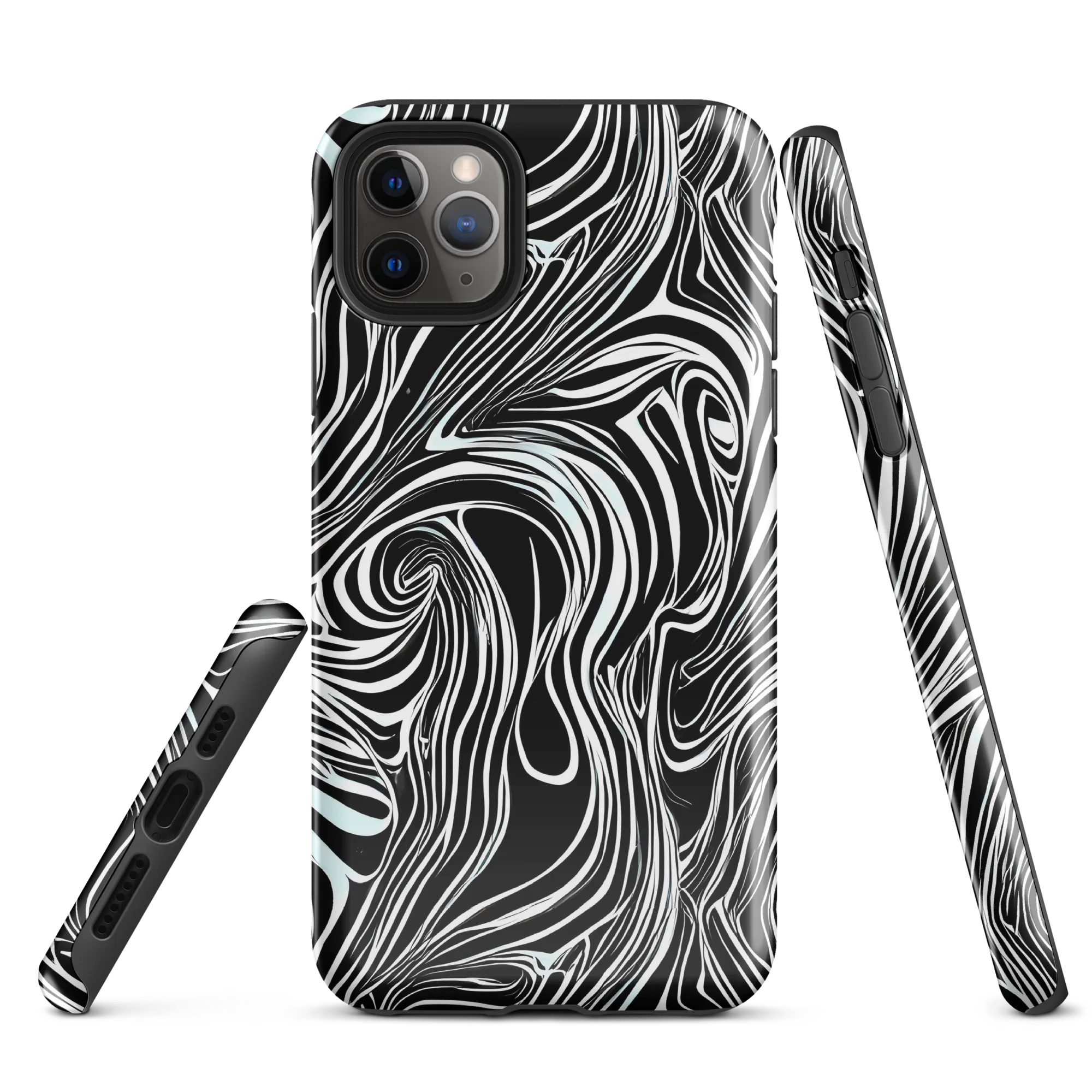 Ivory Vortex on Tough Case for iPhone® — Front