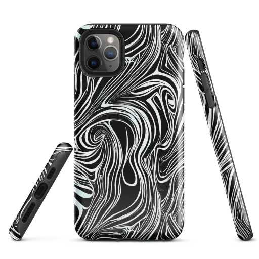 Ivory Vortex on a Tough Case for iPhone®
