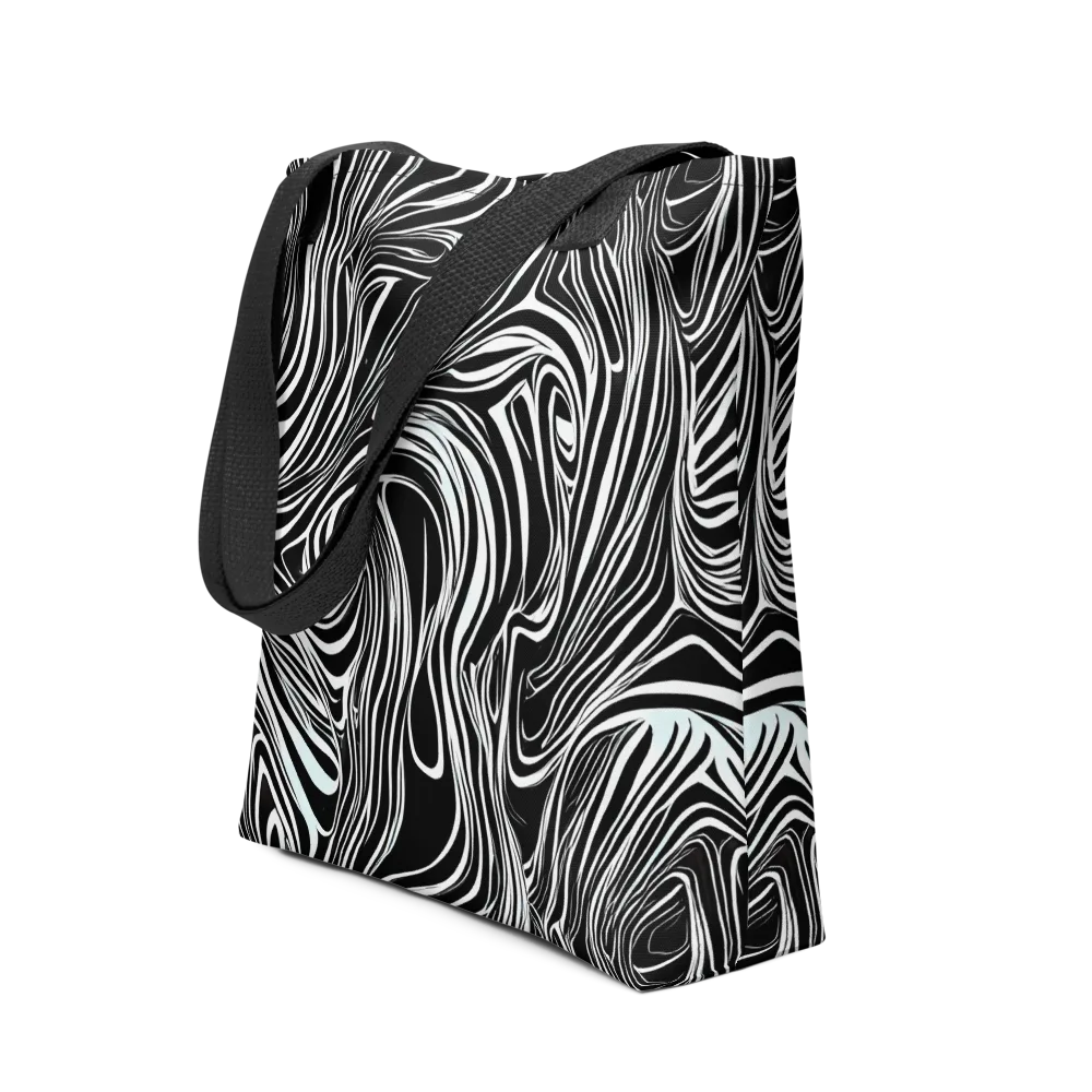 Ivory Vortex on Tote Bag — Front