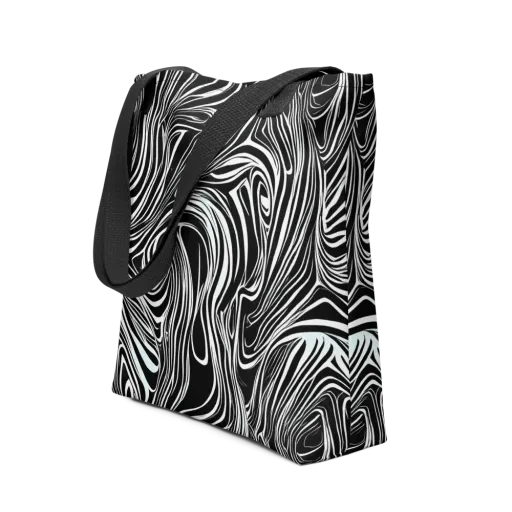 Ivory Vortex on a Tote Bag