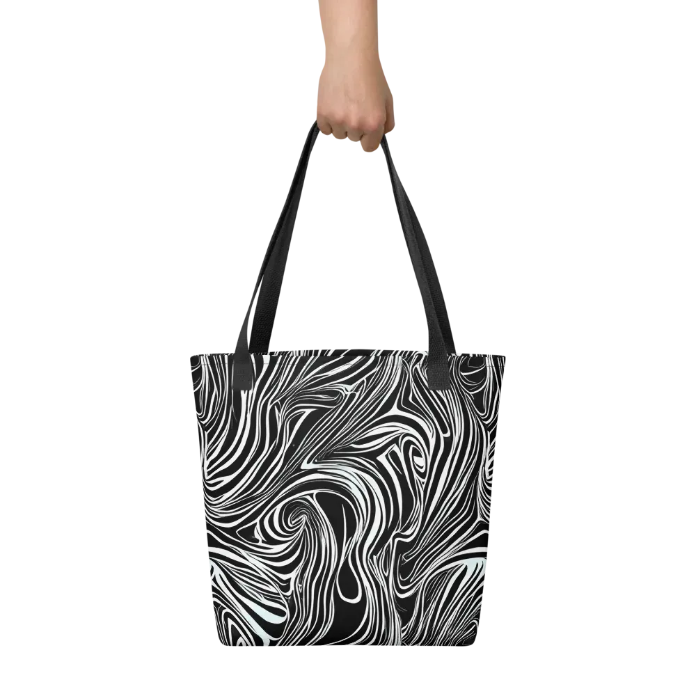 Ivory Vortex on Tote Bag — Front